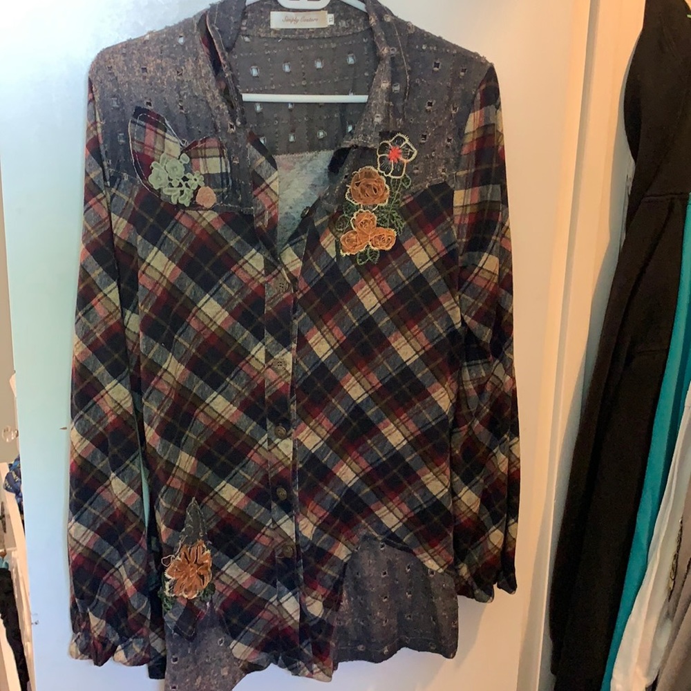 Cute button up flannel